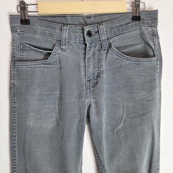 Levi's 511 Jeans Mens 29x30 Medium Wash Gray Denim Skinny Leg Pants Low Rise - Picture 3 of 10
